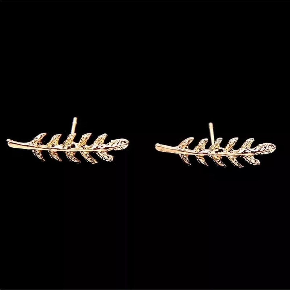 3 for $15 leaf earrings